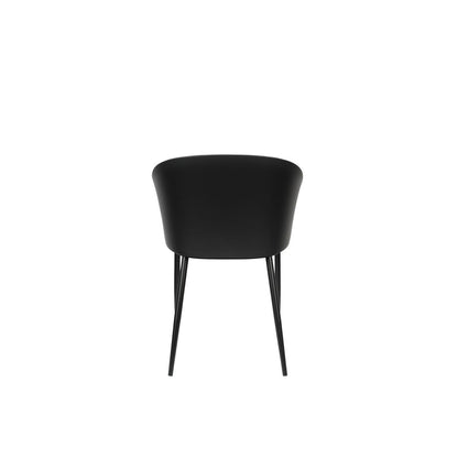 White Label Living Eetkamerstoel Gigi Zwart - KwaliteitWonen.nl