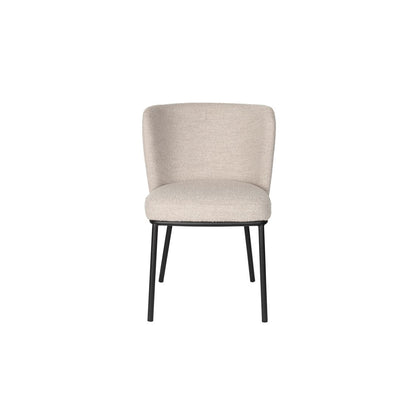 White Label Living Eetkamerstoel Guus Beige - KwaliteitWonen.nl