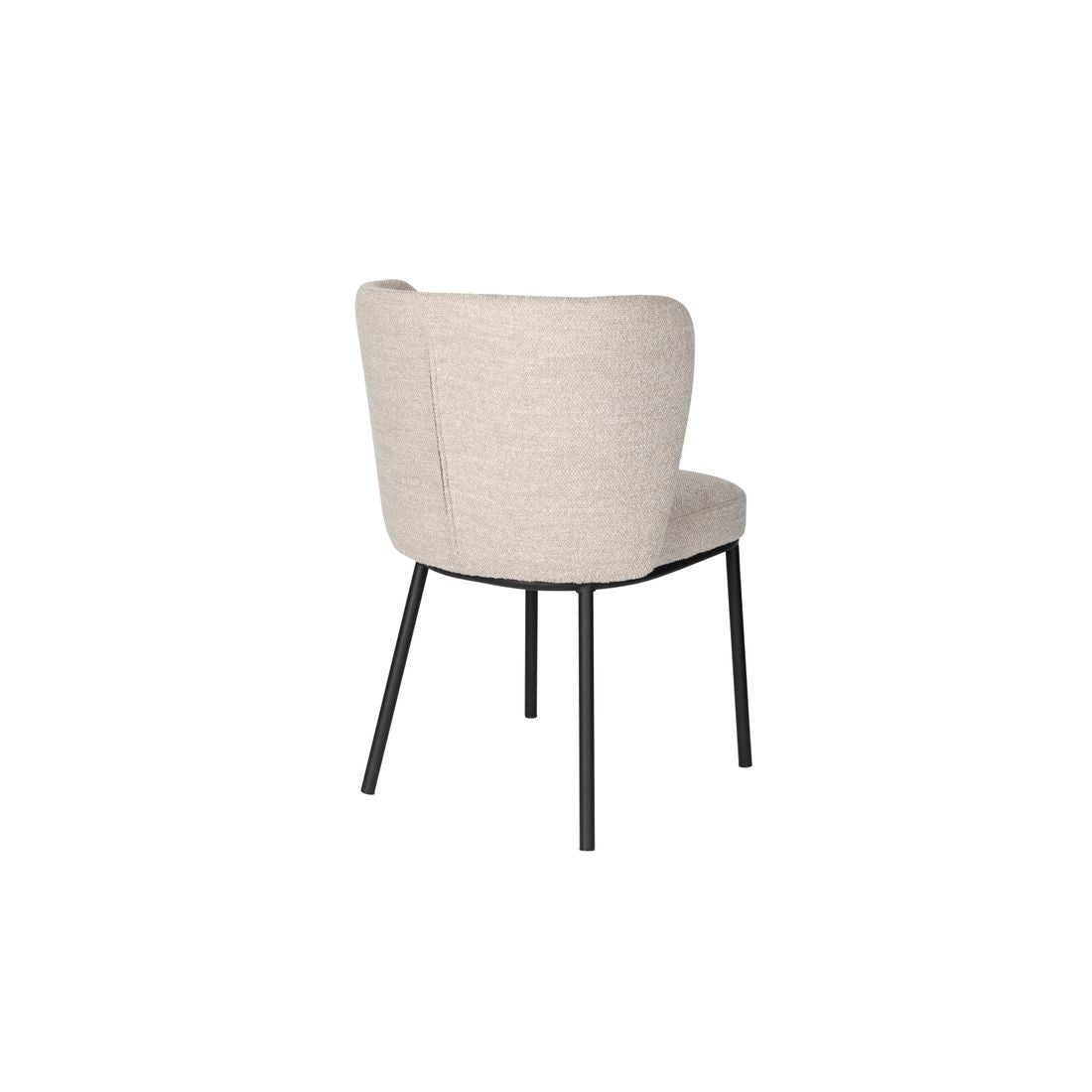 White Label Living Eetkamerstoel Guus Beige - KwaliteitWonen.nl