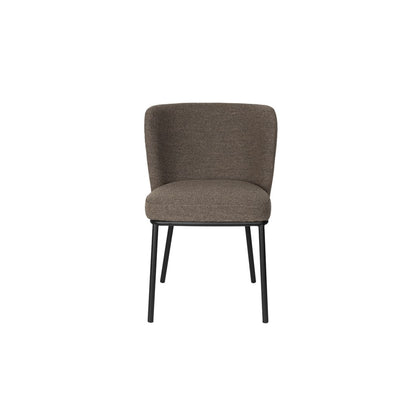 White Label Living Eetkamerstoel Guus Bruin - KwaliteitWonen.nl
