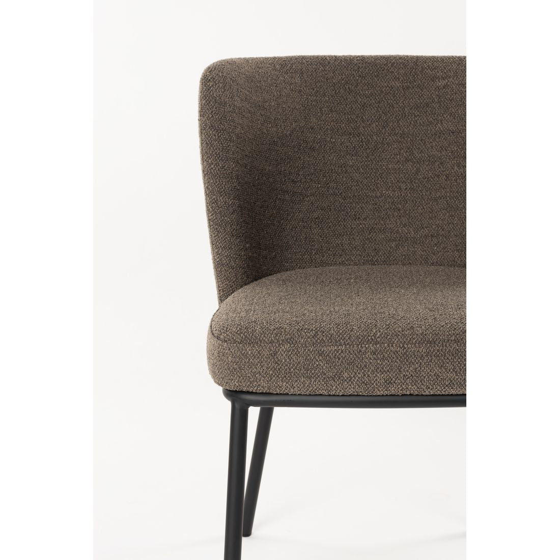 White Label Living Eetkamerstoel Guus Bruin - KwaliteitWonen.nl