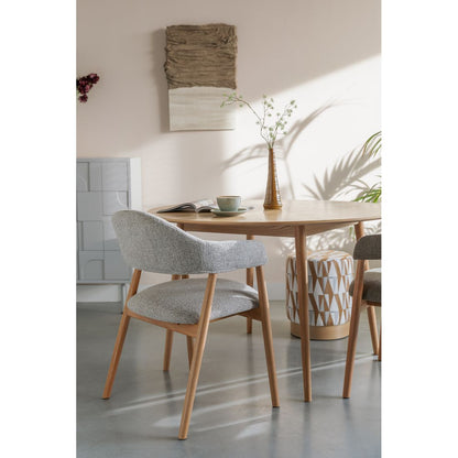 White Label Living Eetkamerstoel Indy Beige - KwaliteitWonen.nl