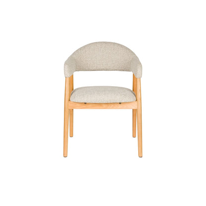 White Label Living Eetkamerstoel Indy Beige - KwaliteitWonen.nl