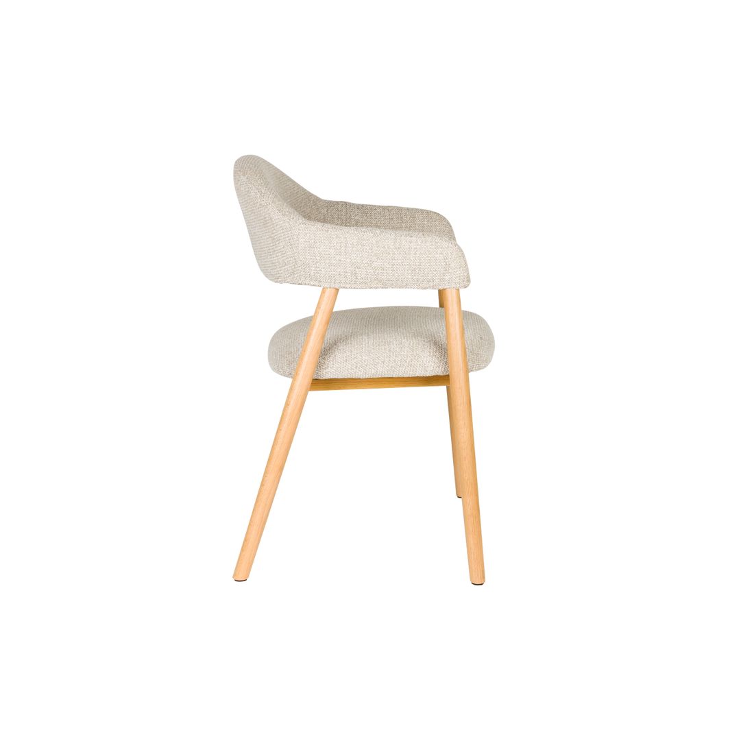 White Label Living Eetkamerstoel Indy Beige - KwaliteitWonen.nl