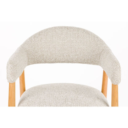 White Label Living Eetkamerstoel Indy Beige - KwaliteitWonen.nl