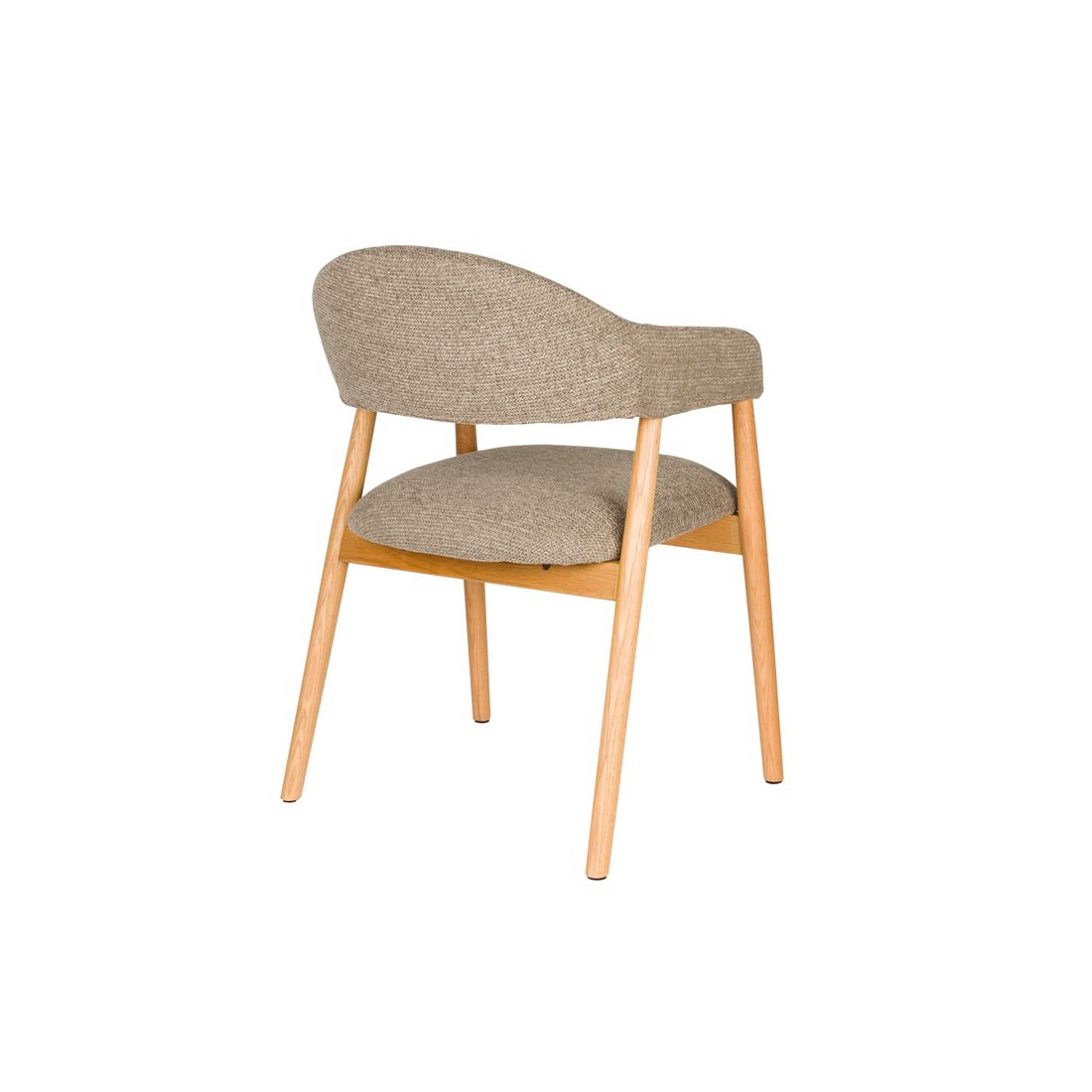 White Label Living Eetkamerstoel Indy Bruin - KwaliteitWonen.nl