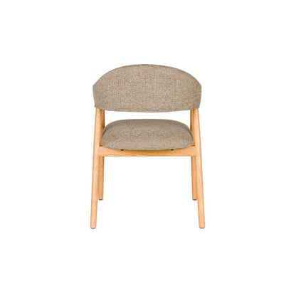 White Label Living Eetkamerstoel Indy Bruin - KwaliteitWonen.nl