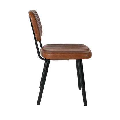 White Label Living Eetkamerstoel Jake Bruin - KwaliteitWonen.nl