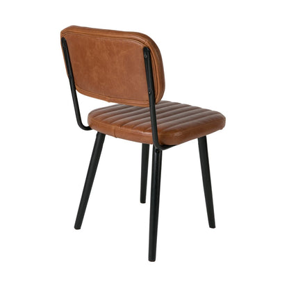 White Label Living Eetkamerstoel Jake Bruin - KwaliteitWonen.nl