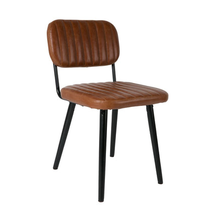 White Label Living Eetkamerstoel Jake Bruin - KwaliteitWonen.nl