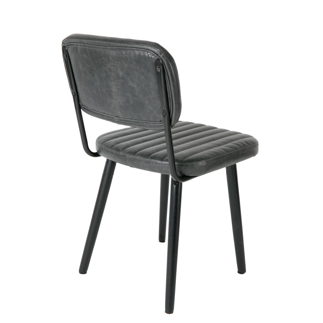 White Label Living Eetkamerstoel Jake Donkergrijs - KwaliteitWonen.nl