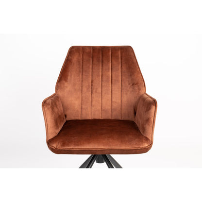 White Label Living Eetkamerstoel Jamie Bruin - KwaliteitWonen.nl