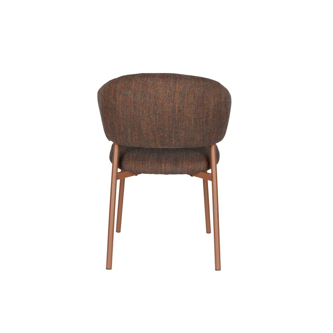 White Label Living Eetkamerstoel Jasmine Dark Multicolour - KwaliteitWonen.nl