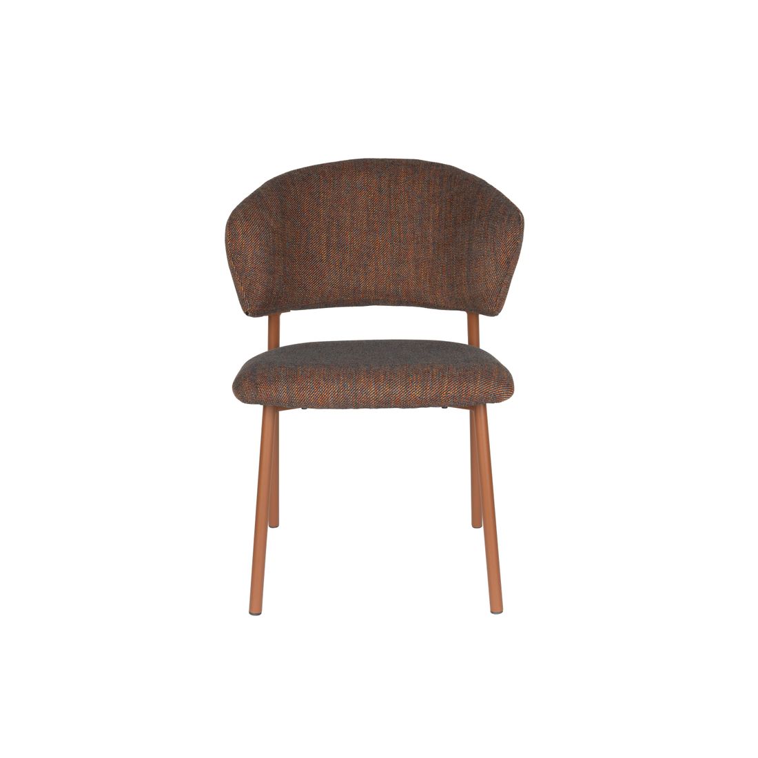 White Label Living Eetkamerstoel Jasmine Dark Multicolour - KwaliteitWonen.nl