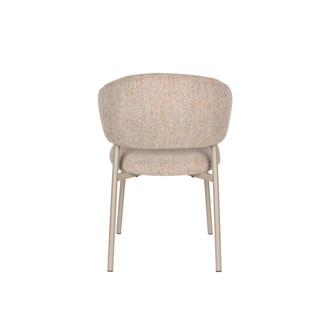 White Label Living Eetkamerstoel Jasmine Light Multicolour - KwaliteitWonen.nl