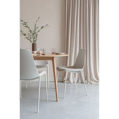 White Label Living Eetkamerstoel Jeffrey Wit - KwaliteitWonen.nl