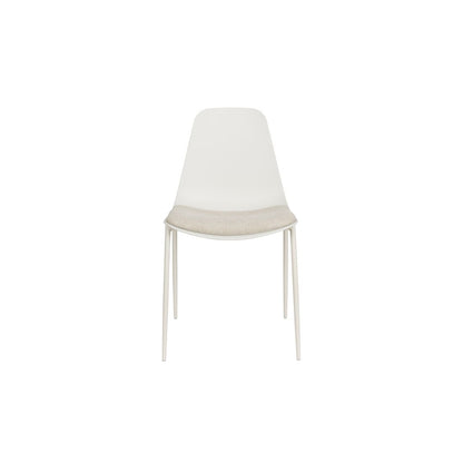 White Label Living Eetkamerstoel Jeffrey Wit - KwaliteitWonen.nl