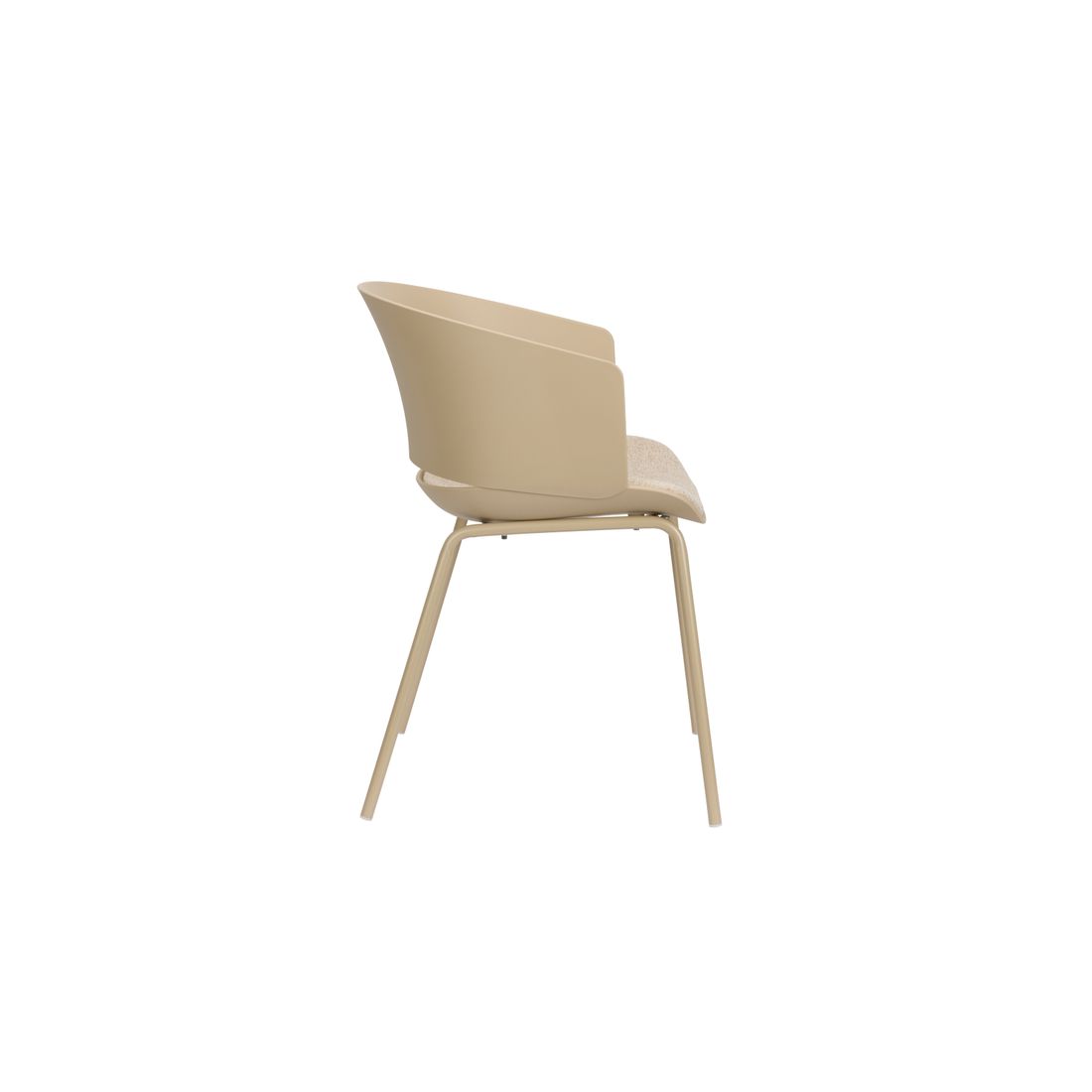 White Label Living Eetkamerstoel Jessica Beige - KwaliteitWonen.nl