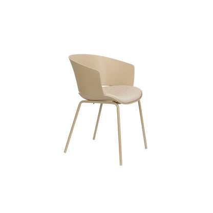 White Label Living Eetkamerstoel Jessica Beige - KwaliteitWonen.nl