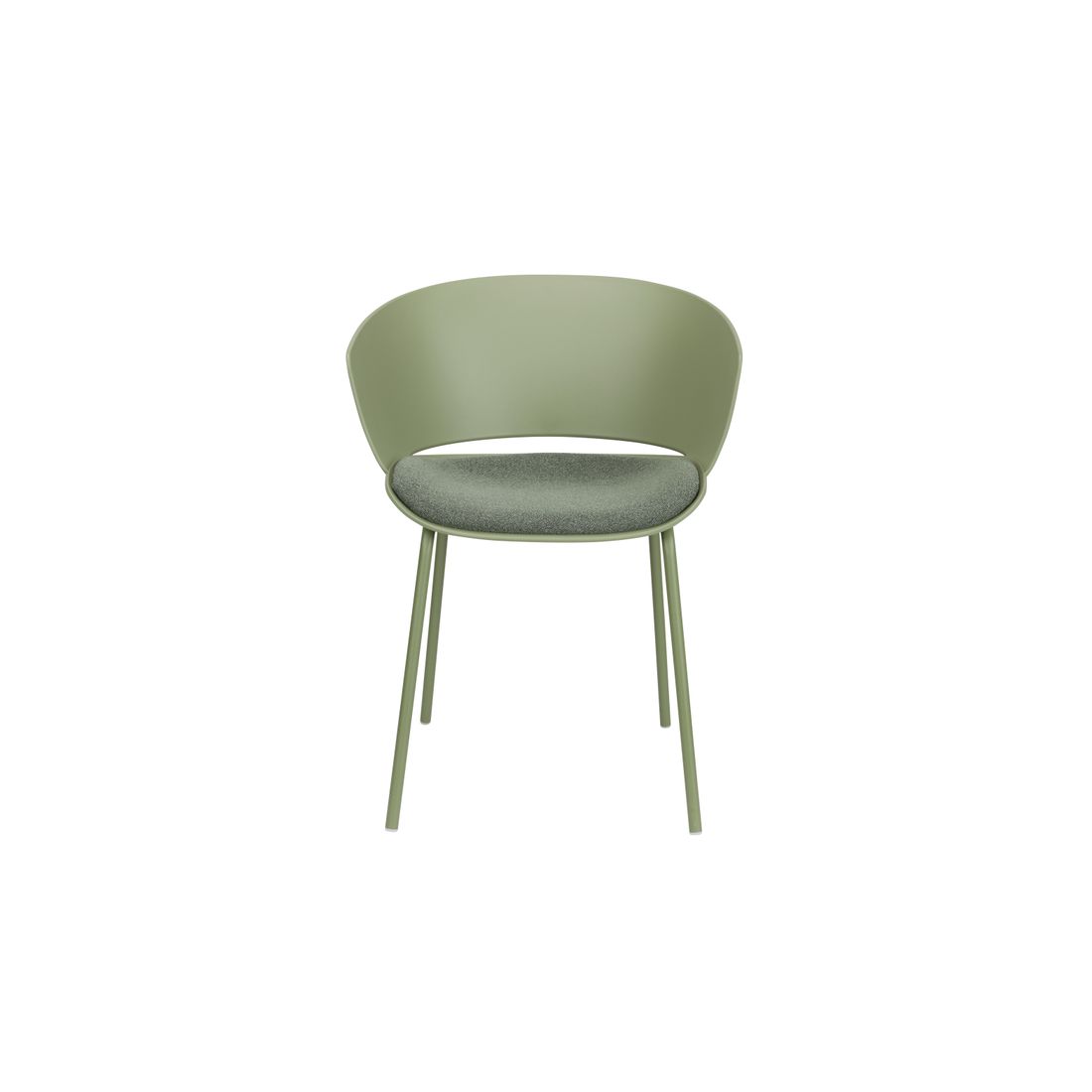 White Label Living Eetkamerstoel Jessica Groen - KwaliteitWonen.nl