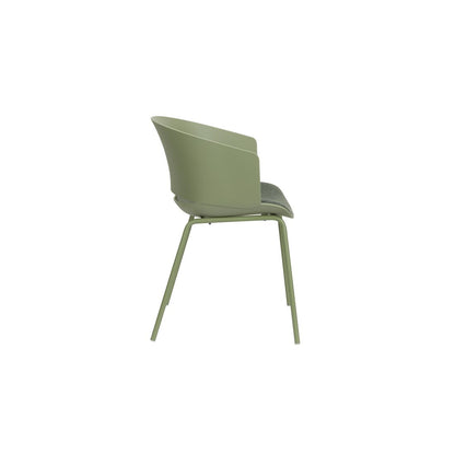 White Label Living Eetkamerstoel Jessica Groen - KwaliteitWonen.nl