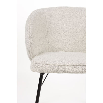 White Label Living Eetkamerstoel Joa Beige - KwaliteitWonen.nl