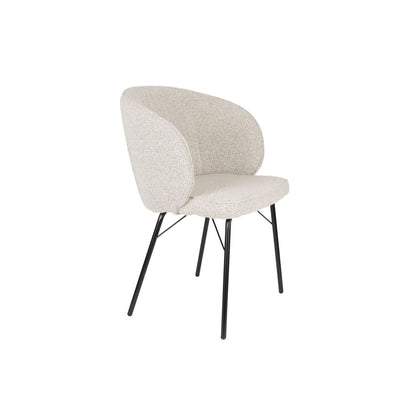 White Label Living Eetkamerstoel Joa Beige - KwaliteitWonen.nl
