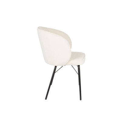 White Label Living Eetkamerstoel Joa Wit - KwaliteitWonen.nl