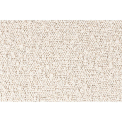 White Label Living Eetkamerstoel Jolien Zwart / Wit Bouclé - KwaliteitWonen.nl