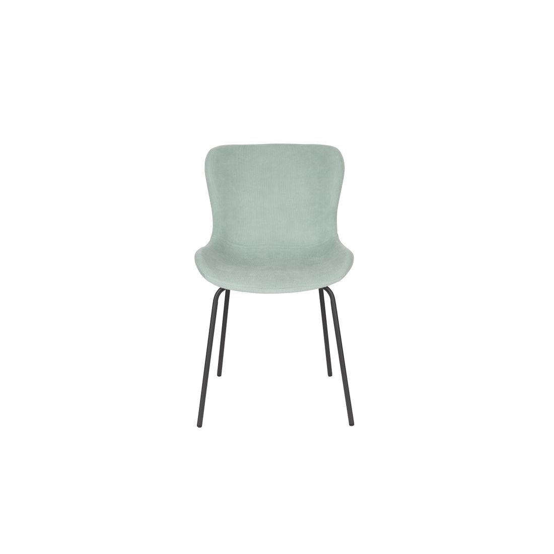 White Label Living Eetkamerstoel Junzo Rib Groen - KwaliteitWonen.nl