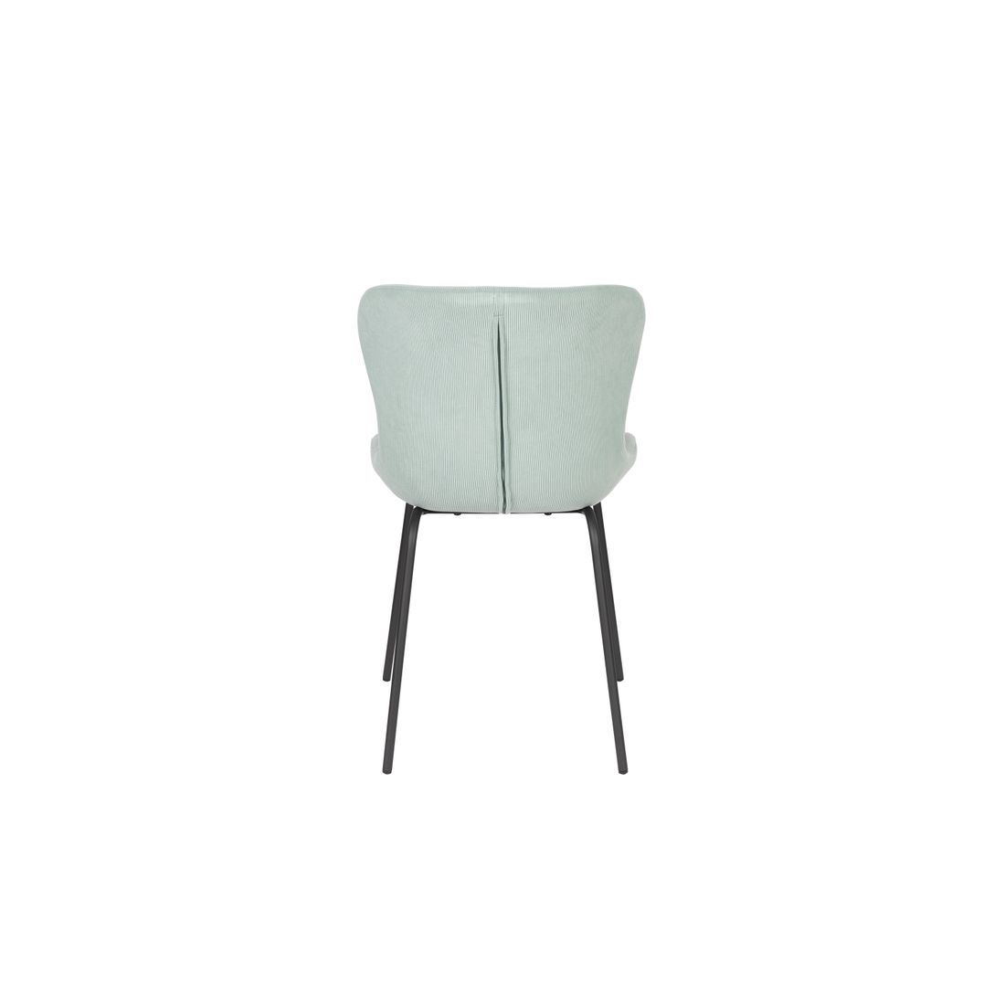 White Label Living Eetkamerstoel Junzo Rib Groen - KwaliteitWonen.nl