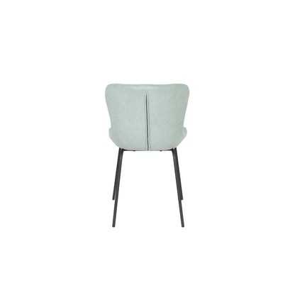 White Label Living Eetkamerstoel Junzo Rib Groen - KwaliteitWonen.nl
