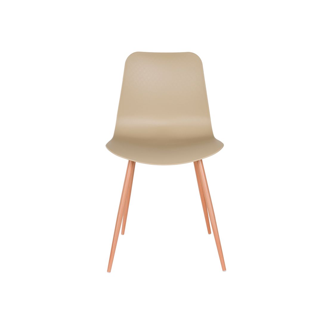 White Label Living Eetkamerstoel Leon Beige - KwaliteitWonen.nl