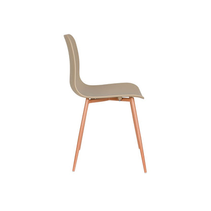 White Label Living Eetkamerstoel Leon Beige - KwaliteitWonen.nl