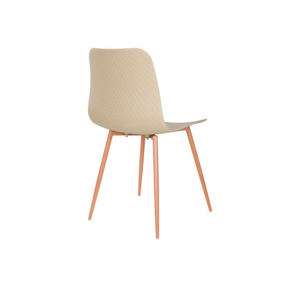 White Label Living Eetkamerstoel Leon Beige - KwaliteitWonen.nl