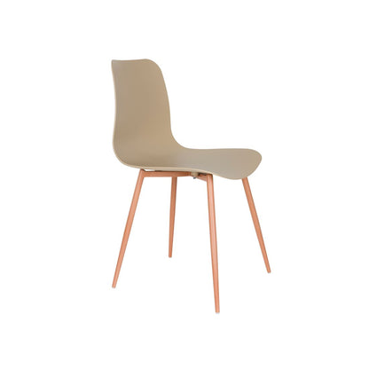 White Label Living Eetkamerstoel Leon Beige - KwaliteitWonen.nl