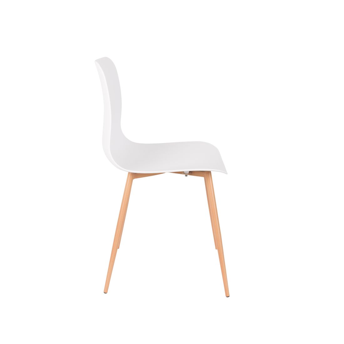White Label Living Eetkamerstoel Leon Wit - KwaliteitWonen.nl