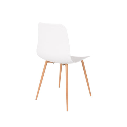White Label Living Eetkamerstoel Leon Wit - KwaliteitWonen.nl