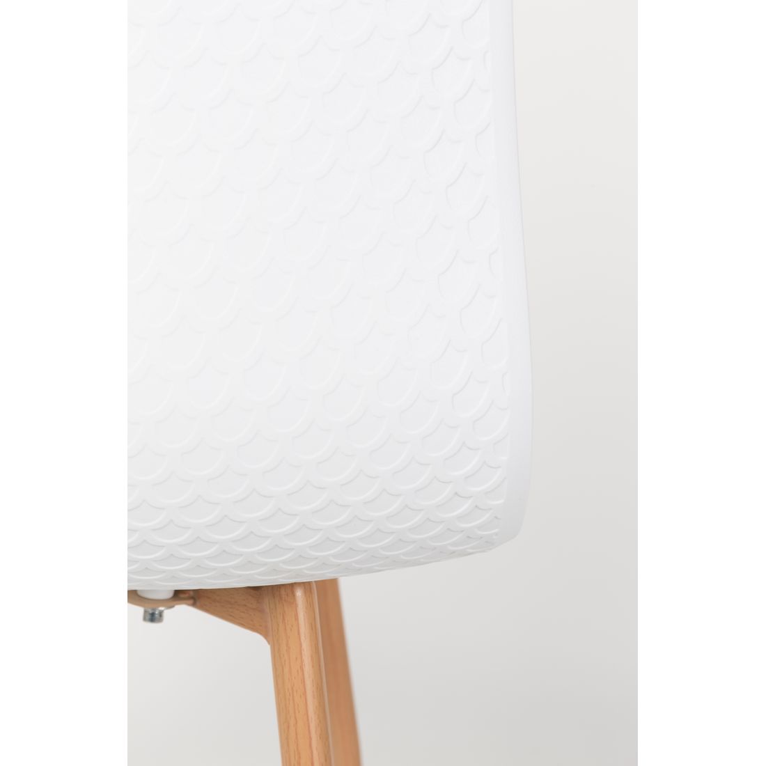 White Label Living Eetkamerstoel Leon Wit - KwaliteitWonen.nl