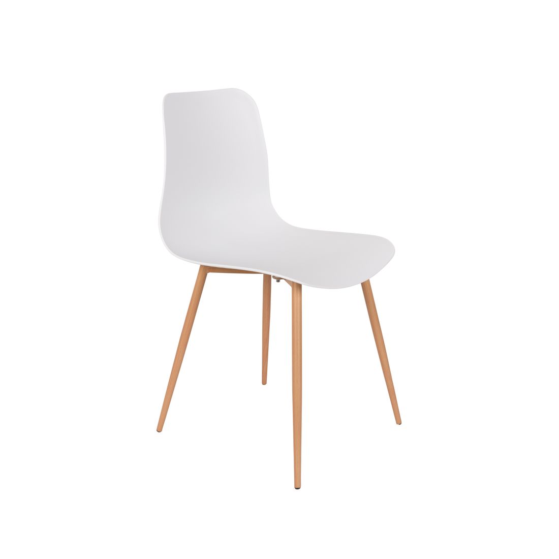 White Label Living Eetkamerstoel Leon Wit - KwaliteitWonen.nl