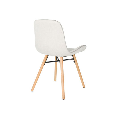 White Label Living Eetkamerstoel Lester Beige - KwaliteitWonen.nl