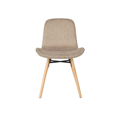 White Label Living Eetkamerstoel Lester Bruin - KwaliteitWonen.nl