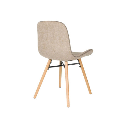 White Label Living Eetkamerstoel Lester Bruin - KwaliteitWonen.nl