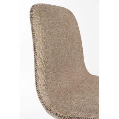 White Label Living Eetkamerstoel Lester Bruin - KwaliteitWonen.nl