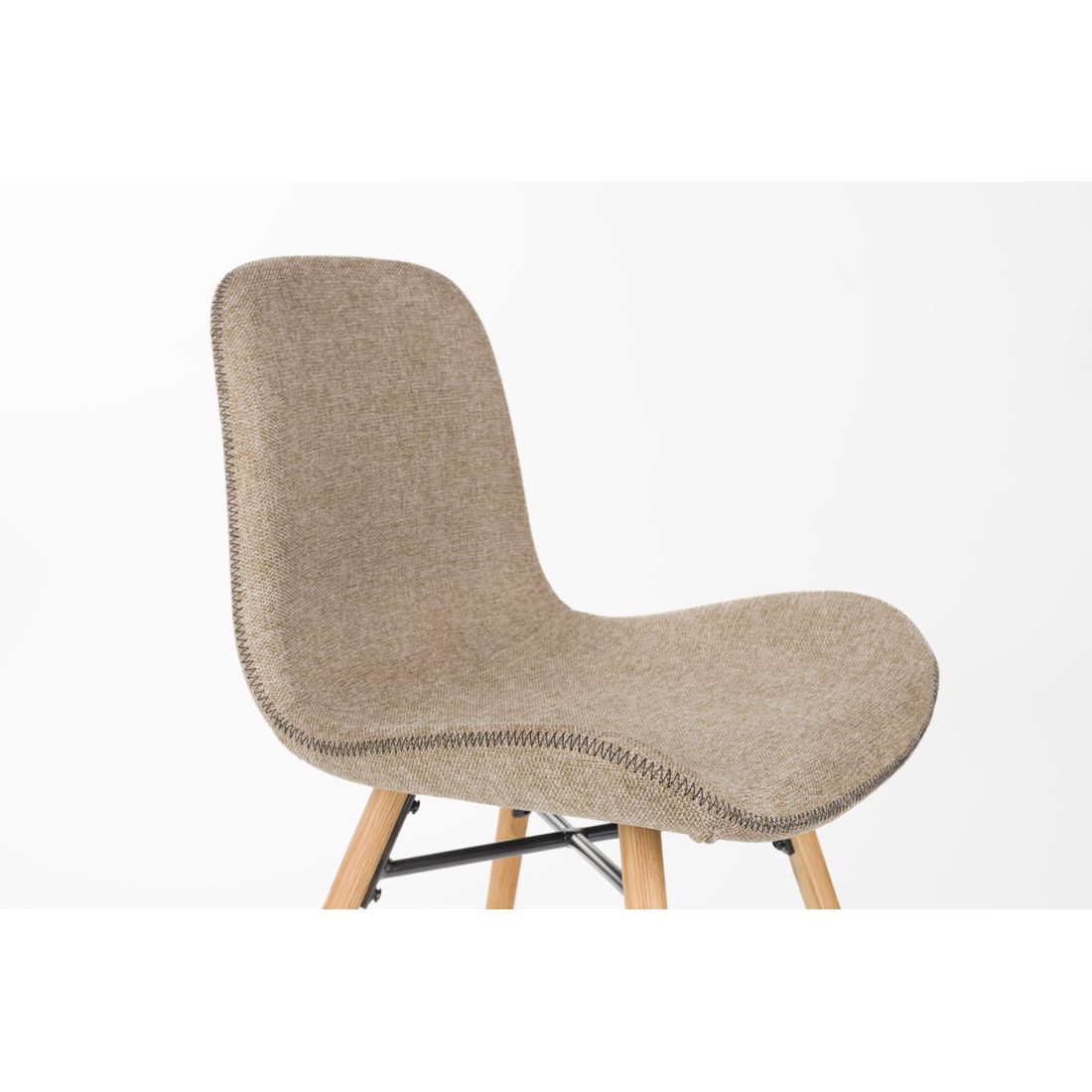 White Label Living Eetkamerstoel Lester Bruin - KwaliteitWonen.nl