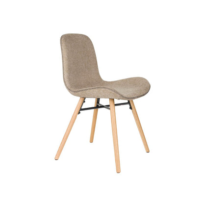 White Label Living Eetkamerstoel Lester Bruin - KwaliteitWonen.nl