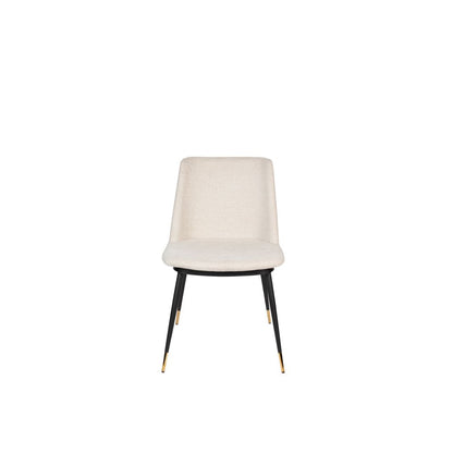 White Label Living Eetkamerstoel Lionel Beige - KwaliteitWonen.nl