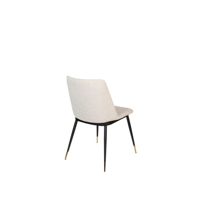 White Label Living Eetkamerstoel Lionel Beige - KwaliteitWonen.nl