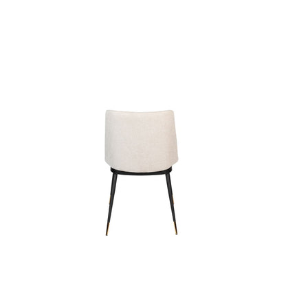 White Label Living Eetkamerstoel Lionel Beige - KwaliteitWonen.nl