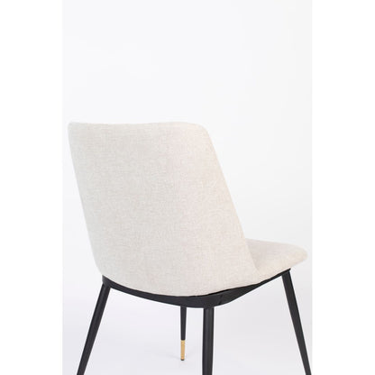 White Label Living Eetkamerstoel Lionel Beige - KwaliteitWonen.nl